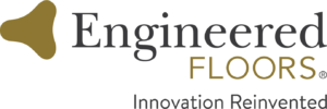 Logo of Engineered Floors, showcasing the company's commitment to innovation and quality in the flooring industry.